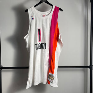 Men's Mitchell & Ness Miami Heat Bosh Jersey size 2XLT